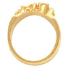 10k Yellow Gold Men's Solid Nugget Ring , Size 11 10k Yellow Gold Men's Solid Nugget Ring , Size 11