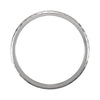 14k White Gold 2mm Hand-Engraved Comfort Fit Band Size 5 14k White Gold 2mm Hand-Engraved Comfort Fit Band Size 5