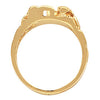 14k Yellow Gold Nugget Ring Mounting, Size 11 14k Yellow Gold Nugget Ring Mounting, Size 11