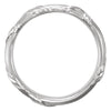 Platinum 6mm Sculptural-Inspired Design Band Size 7 Platinum 6mm Sculptural-Inspired Design Band Size 7