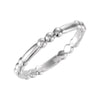Stackable Metal Fashion Ring in Sterling Silver, Size 7 Stackable Metal Fashion Ring in Sterling Silver, Size 7