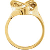 14k Yellow Gold Freeform Ring, Size 6 14k Yellow Gold Freeform Ring, Size 6