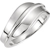 Metal Fashion Ring in 14k White Gold ( Size 6 ) Metal Fashion Ring in 14k White Gold ( Size 6 )