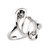 Metal Fashion Ring in 14k White Gold ( Size 6 ) Metal Fashion Ring in 14k White Gold ( Size 6 )