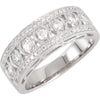 1 CTTW Diamond Anniversary Band in 14k White Gold ( Size 7 ) 1 CTTW Diamond Anniversary Band in 14k White Gold ( Size 7 )