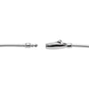 18k White Gold 1.4mm Round Omega Chain 18k White Gold 1.4mm Round Omega Chain
