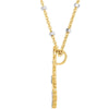18k Yellow Gold Vermeil Elephant 17" Necklace for Strength 18k Yellow Gold Vermeil Elephant 17" Necklace for Strength
