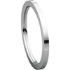 14k White Gold 1.5mm Flat Comfort Fit Band, Size 6 14k White Gold 1.5mm Flat Comfort Fit Band, Size 6