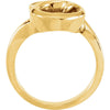 14k Yellow Gold Fashion Ring , Size 6 14k Yellow Gold Fashion Ring , Size 6