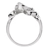 14k White Gold Freeform Ring, Size 6 14k White Gold Freeform Ring, Size 6