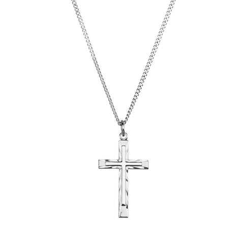 Sterling Silver Cross Necklace Sterling Silver Cross Necklace