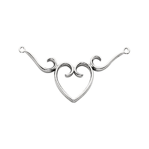 14k Yellow Gold Heart Shaped Fashion Chain Trim 14k Yellow Gold Heart Shaped Fashion Chain Trim