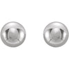 Stainless Steel 4mm Inverness Piercing Ball Earrings Stainless Steel 4mm Inverness Piercing Ball Earrings