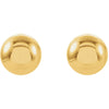 14k Yellow Gold Ball Stud Inverness Piercing Earrings 14k Yellow Gold Ball Stud Inverness Piercing Earrings