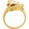 14k Yellow Gold Freeform Ring, Size 6 14k Yellow Gold Freeform Ring, Size 6