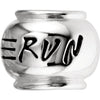 Kera "Run" Bead in Sterling Silver Kera "Run" Bead in Sterling Silver
