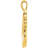 14k Yellow Gold Freeform Pendant 14k Yellow Gold Freeform Pendant