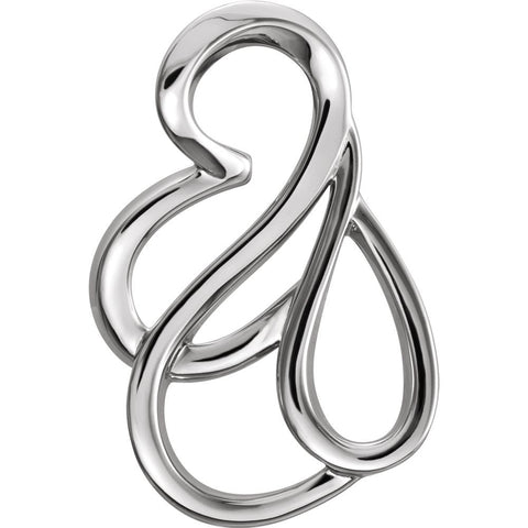 Sterling Silver Freeform Chain Slide Sterling Silver Freeform Chain Slide