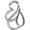 Sterling Silver Freeform Chain Slide Sterling Silver Freeform Chain Slide