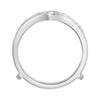 14k White Gold 1/4 CTW Diamond Ring Guard, Size 6 14k White Gold 1/4 CTW Diamond Ring Guard, Size 6