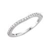 14K White Gold 1/4 CTW Diamond Matching Band (Size 6) 14K White Gold 1/4 CTW Diamond Matching Band (Size 6)