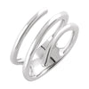 14k White Gold Freeform Ring, Size 7 14k White Gold Freeform Ring, Size 7