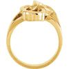 14k White Gold Freeform Ring, Size 6 14k White Gold Freeform Ring, Size 6