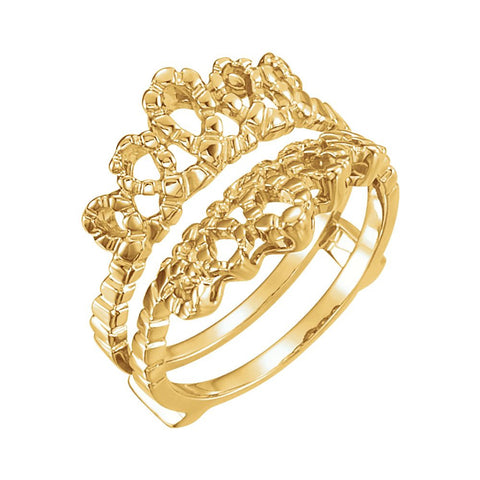14k Yellow Gold Ring Guard, Size 6 14k Yellow Gold Ring Guard, Size 6