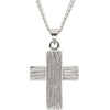 Sterling Silver The Rugged Cross Pendant or Necklace With Box (24.00 Inch) Sterling Silver The Rugged Cross Pendant or Necklace With Box (24.00 Inch)