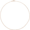 18k Yellow Gold 1mm Solid Cable 18" Chain 18k Yellow Gold 1mm Solid Cable 18" Chain