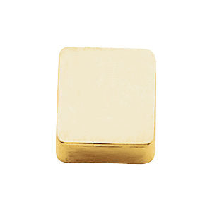 14k Yellow Gold 11mm Square Bracelet Slide 14k Yellow Gold 11mm Square Bracelet Slide