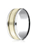 Benchmark-14k-Two-Toned-Gold-8mm-Comfort-Fit-Drop-Bevel-Satin-Finish-Milgrain-Design-Band--Size-6--CF208013S14KWY06