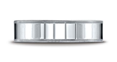 Benchmark-Platinum-6mm-Flat-Comfort-Fit-Wedding-Band-Ring-with-Milgrain--Size-4.25--CF460PT04.25