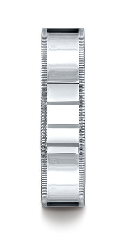Benchmark-Platinum-6mm-Flat-Comfort-Fit-Wedding-Band-Ring-with-Milgrain--Size-4.5--CF460PT04.5