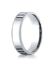 Benchmark-14K-White-Gold-6mm-Flat-Comfort-Fit-Wedding-Band-Ring-with-Milgrain--Size-4--CF46014KW04