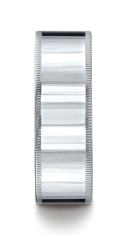 Benchmark-Platinum-8mm-Flat-Comfort-Fit-Wedding-Band-Ring-with-Milgrain--Size-4.5--CF480PT04.5