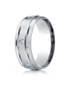 Benchmark-Platinum-8mm-Comfort-Fit-Burnish-Set-6-Stone-Diamond-Eternity-Wedding-Ring--.48Ct.--Size-4--CF518148PT04