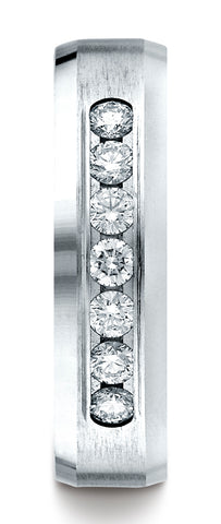 Benchmark-18K-White-Gold-6mm-Comfort-Fit-Channel-Set-7-Stone-Diamond-Wedding-Ring--.42Ct.--Size-4.5--CF52651718KW04.5
