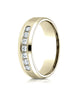 Benchmark-18K-Yellow-Gold-6mm-Comfort-Fit-Channel-Set-7-Stone-Diamond-Wedding-Band-Ring--.42Ct.--Size-4--CF52651718KY04