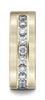 Benchmark-18K-Yellow-Gold-8mm-Comfort-Fit-Channel-Set-12-Stone-Diamond-Wedding-Band--.96Ct.--Size-4.5--CF52853118KY04.5
