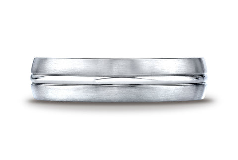 Benchmark-Cobaltchrome-6mm-Comfort-Fit-Satin-Finished-Design-Wedding-Band-Ring--Size-6.5--CF56411CC06.5