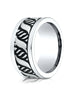 Benchmark-Cobaltchrome-10-mm-Comfort-Fit-Blackened-Pattern-Wedding-Band-Ring--Size-6--CF610464CC06