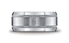 Benchmark-Argentium-Silver-10-mm-Comfort-Fit-Satin-Finished-Rope-Edge-Design-Wedding-Band-Ring--Size-8.5--CF610476SV08.5
