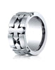 Benchmark-Cobaltchrome-10-mm-Comfort-Fit-Satin-Finished-Celtic-Cross-Design-Wedding-Band-Ring--Size-6--CF610477CC06