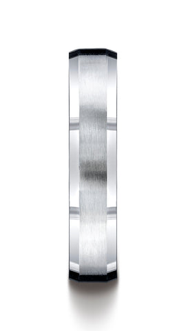 Benchmark-Argentium-Silver-5mm-Comfort-Fit-Satin-Finished-Beveled-Edge-Design-Band--Size-7--CF65416SV07