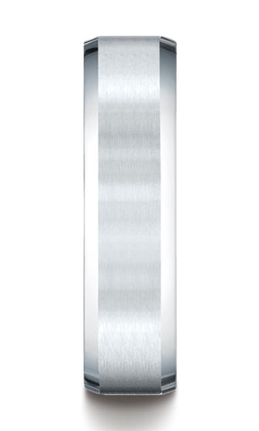 Benchmark-10K-White-Gold-6mm-Comfort-Fit-Satin-Finish-w/-High-Polished-Beveled-Edge-Band--Size-4.5--CF6641610KW04.5