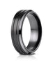 Benchmark-Blackened-Cobalt-7mm-Comfort-Fit-Beveled-Edge-Satin-Finish-Horizontal-Cut-Design-Ring--Sz-6--CF67335BKCC06