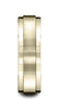 Benchmark-14k-Yellow-Gold-7mm-Comfort-Fit-Satin-Finished-w/-High-Polished-Drop-Edge-Carved-Dsn-Band--4.5--CF6735114KY04.5