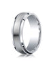 Benchmark-Argentium-Silver-7mm-Comfort-Fit-Satin-Finished-Center-with-Milgrain-Design-Wedding-Band-Sz-6--CF67438SV06