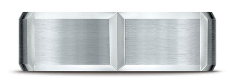 Benchmark-Platinum-7mm-Comfort-Fit-Satin-Finished-Grooves-Carved-Design-Band--Size-4.25--CF67449PT04.25